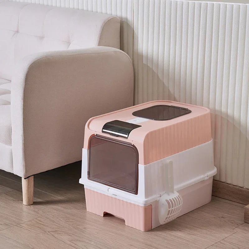 PurrPod™ Stylish Enclosed Litter Box with Odour Control